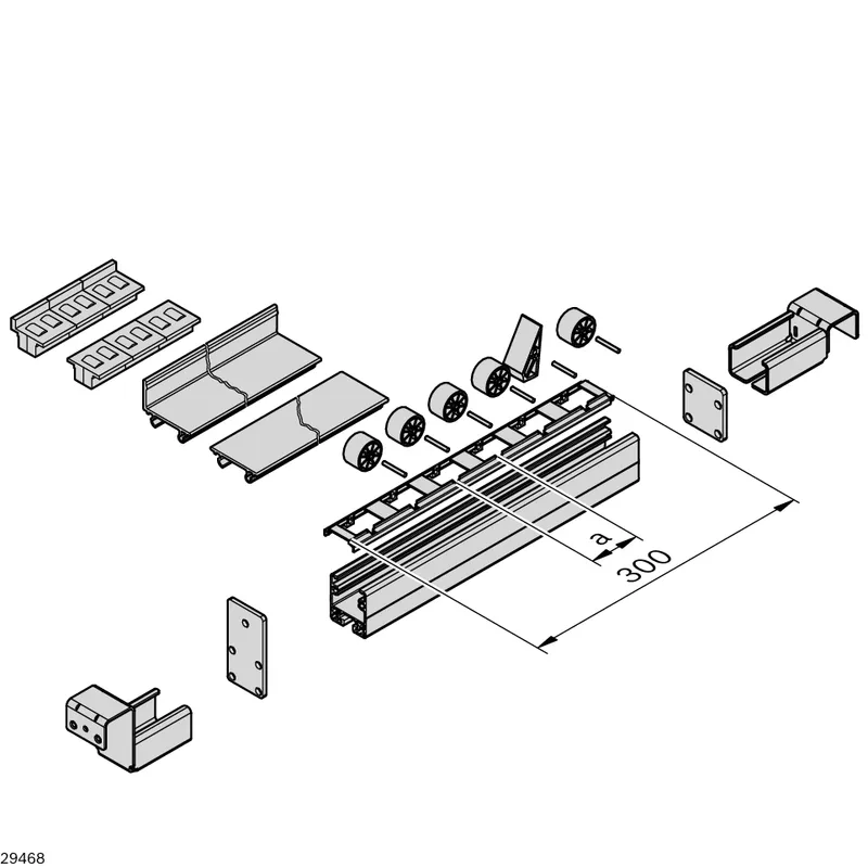 TAPE ROLL HOLDER D32 L=300/50 — photo 3 of 3