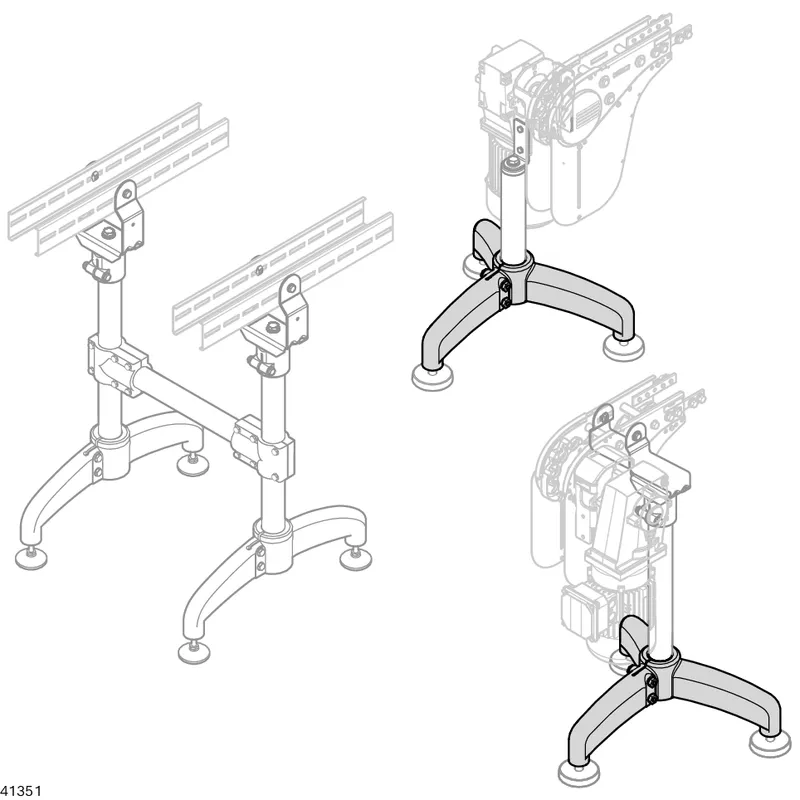 FOOT SUPPORT BASE TRIPOD — photo 1 of 3