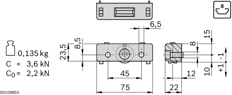 GUIDE BEARING LF6S/C — photo 2 of 4