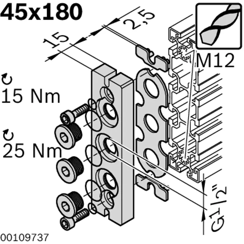 FLANGED PLATE 45X180 — photo 2 of 5