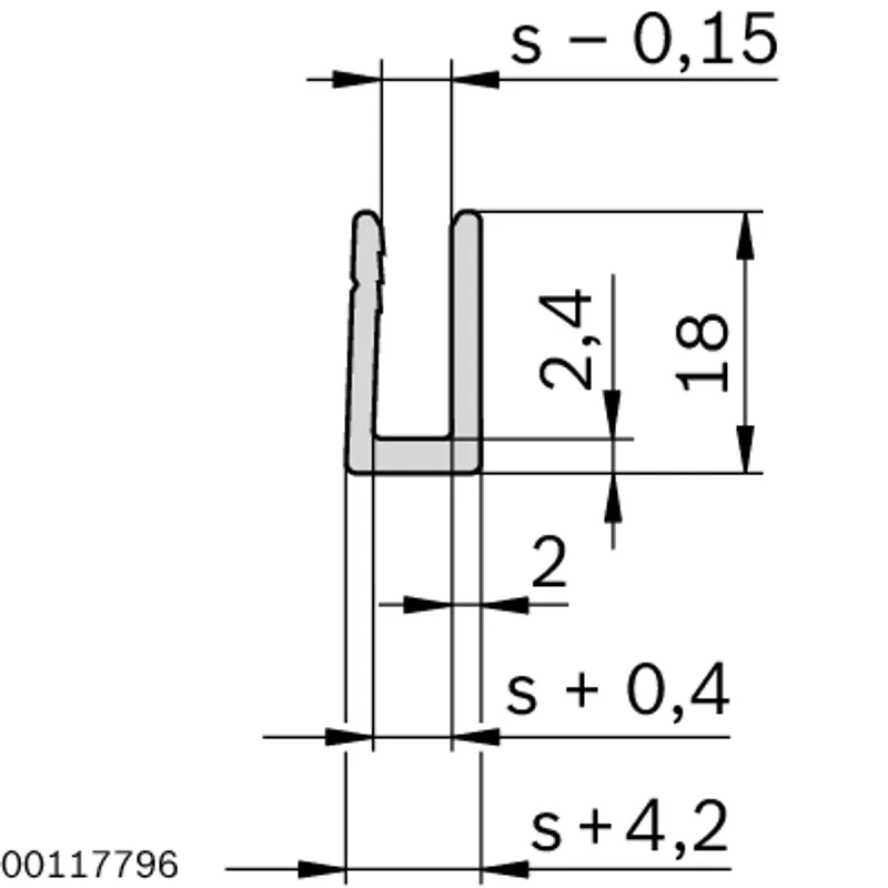 CORNER PROTECTION 5MM AL 10X3000MM — photo 2 of 2