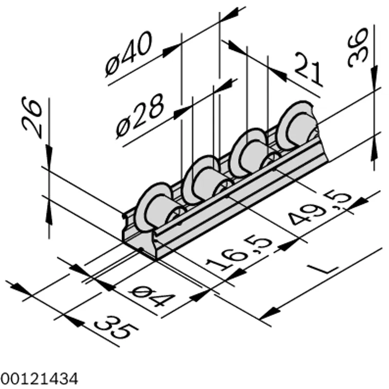 ROLLER SECTION D28SK ESD L=4500 — photo 3 of 3