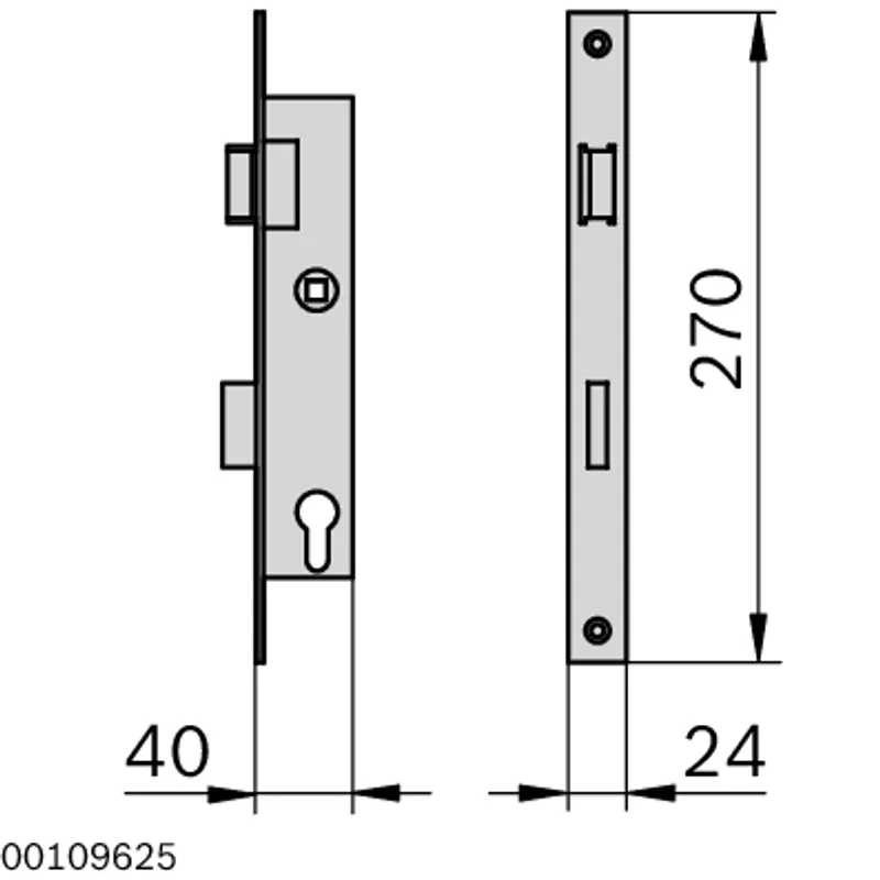 MORTISE LOCK M BEFESTIGUNGSSATZ — photo 4 of 6