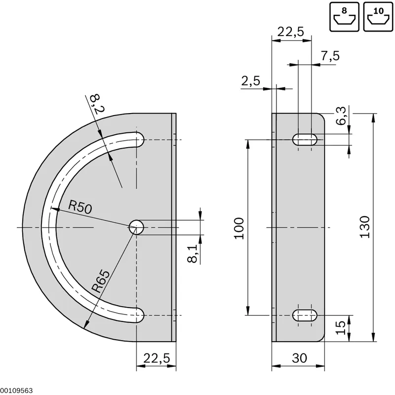 SWIVEL MOUNTING 180GRAD 10 — photo 2 of 4