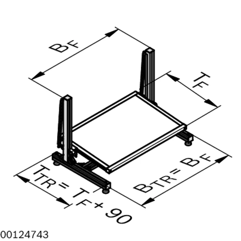 FOOTREST 900X530 ESD W.ATTACHMENT KIT — photo 2 of 2