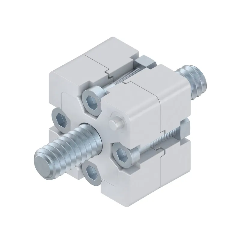 END CONNECTOR 40X40 SILVER SET — photo 1 of 4
