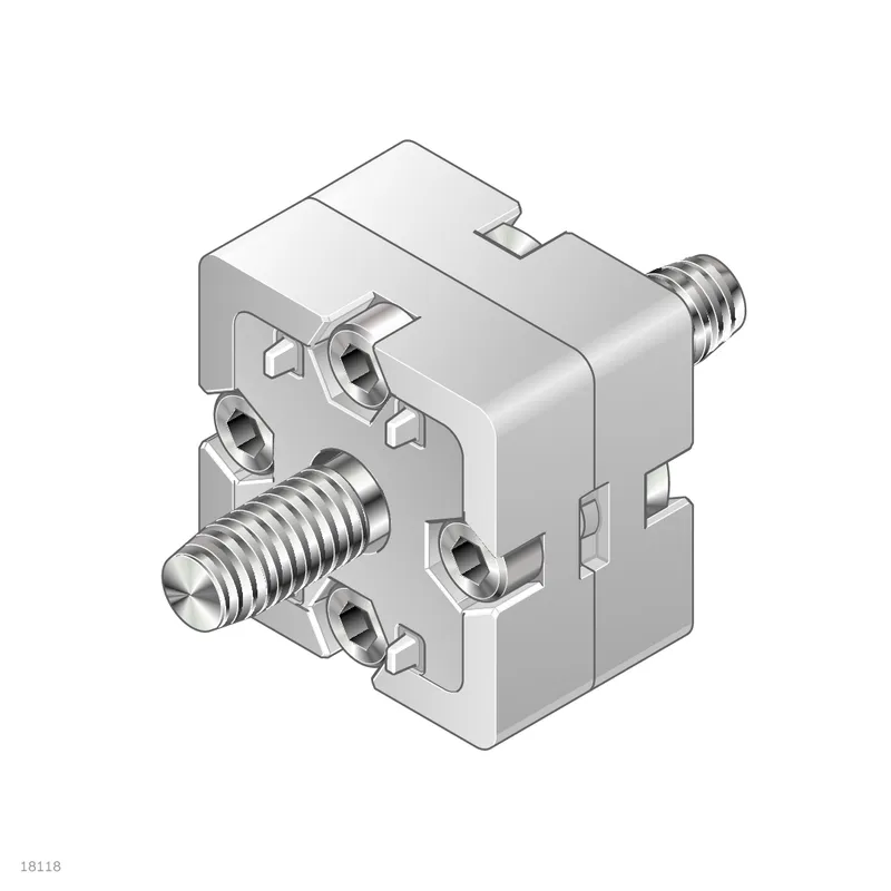 END CONNECTOR 45X45 SILVER SET — photo 4 of 4