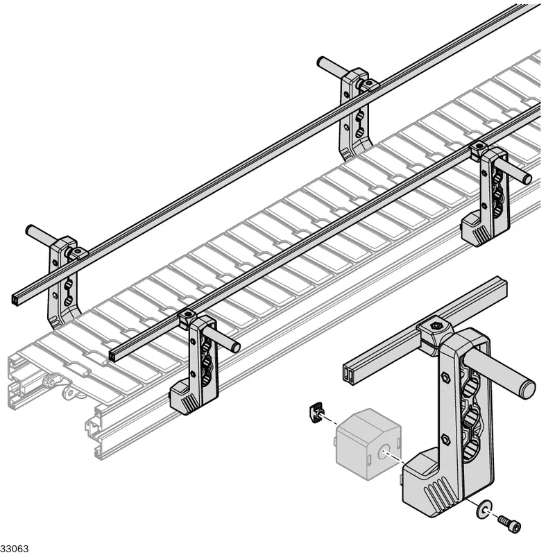 RANGE SPACER 45X45X40 — photo 1 of 2