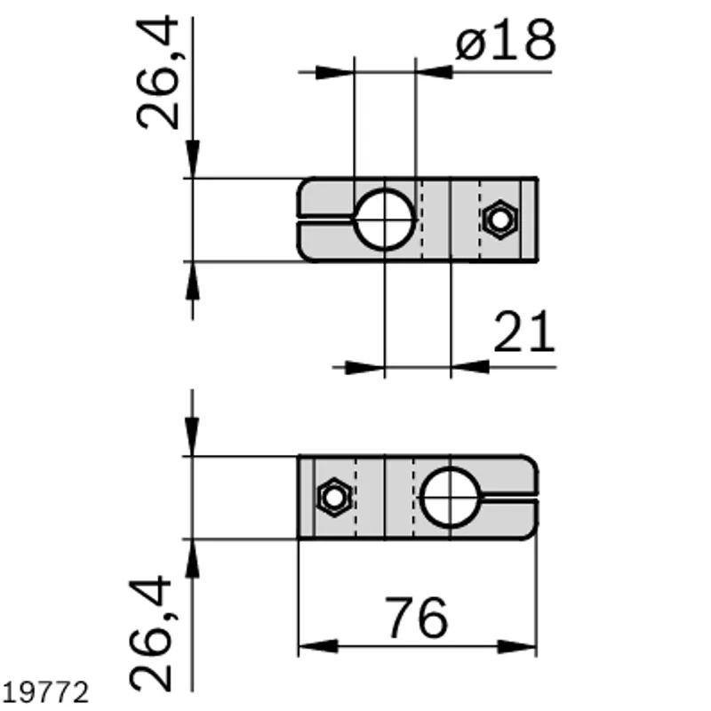CROSS PIECE 2XD18 — photo 2 of 2