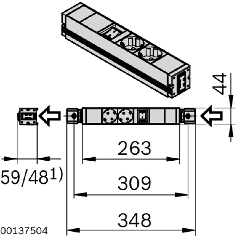 PLUG SOCKET STRIP 2S H GB — photo 3 of 3