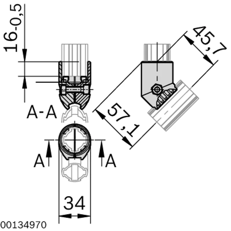 CONNECTOR 45° — photo 2 of 2