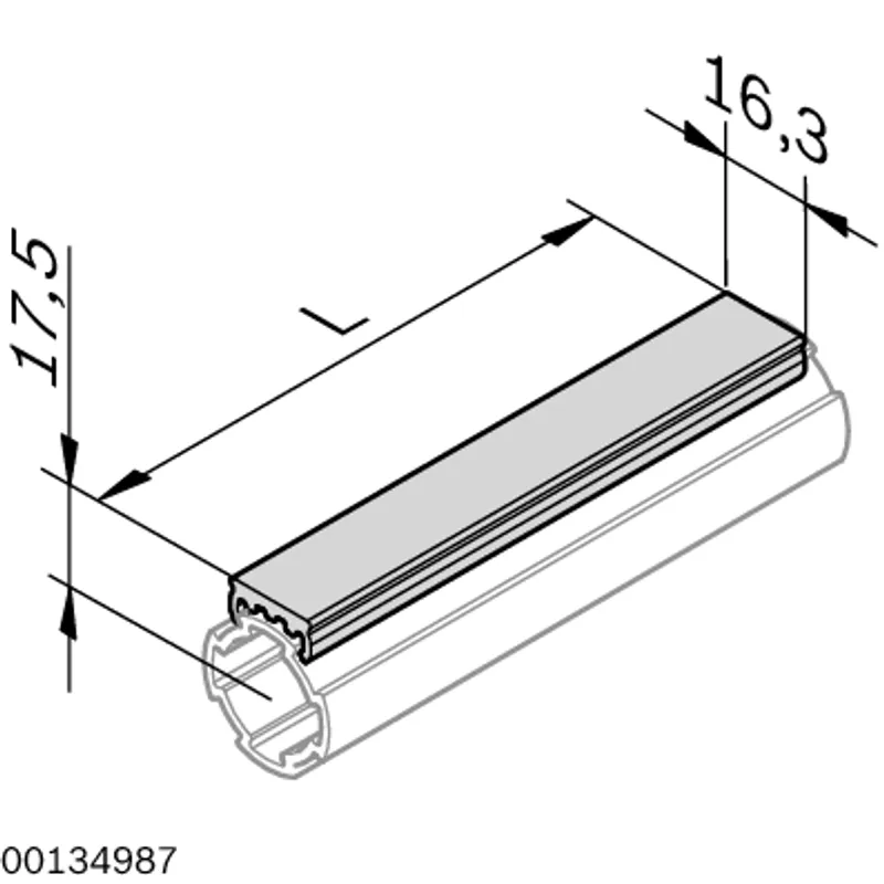 SLIDE RAIL GREY — photo 2 of 2