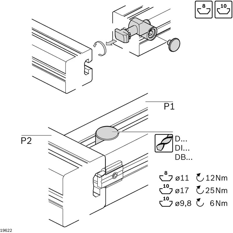 QUICK CONNECTOR N10 D9,8 0° — photo 3 of 3