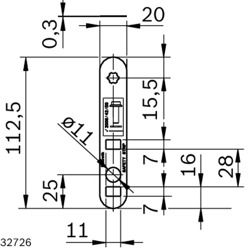 SET OF FUSES SAFETY STRIP — photo 2 of 2