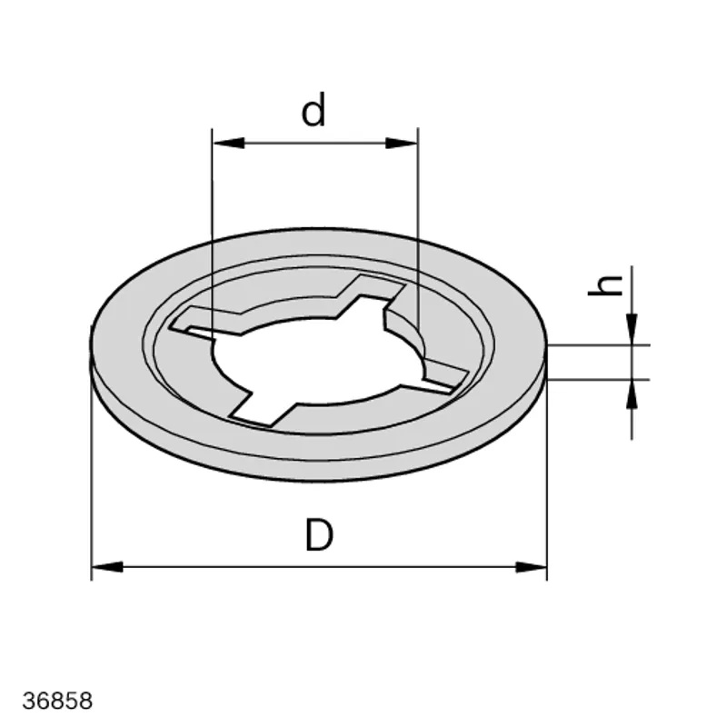 RETAINING RING M4 — photo 2 of 3