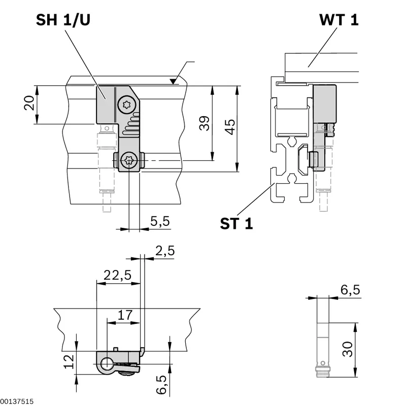 SWITCH BRACKET SH 1/U KPL ESD — photo 3 of 3