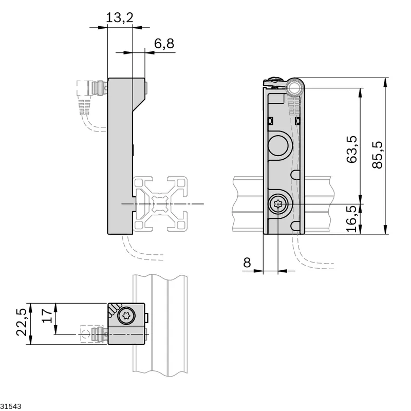 SWITCH BRACKET SH 1/S KPL ESD — photo 2 of 3