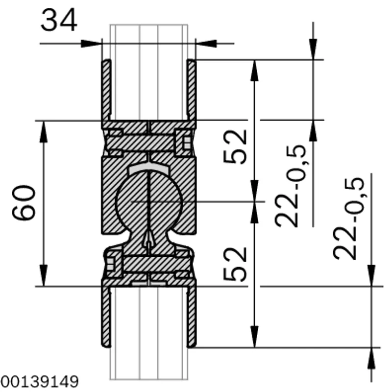 CONNECTOR 0°-90° D28 — photo 3 of 5
