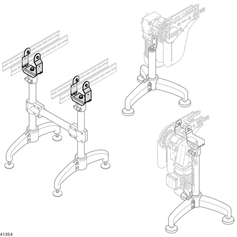 CONSOLE 160+ STS LEG SET — photo 1 of 2