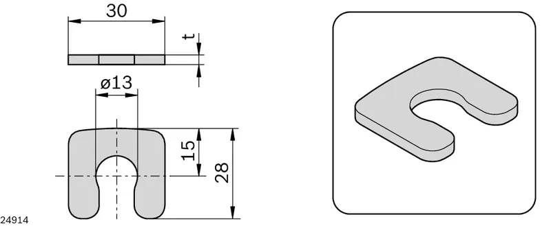 PLAIN WASHER VFPLUS 3MM — photo 3 of 3