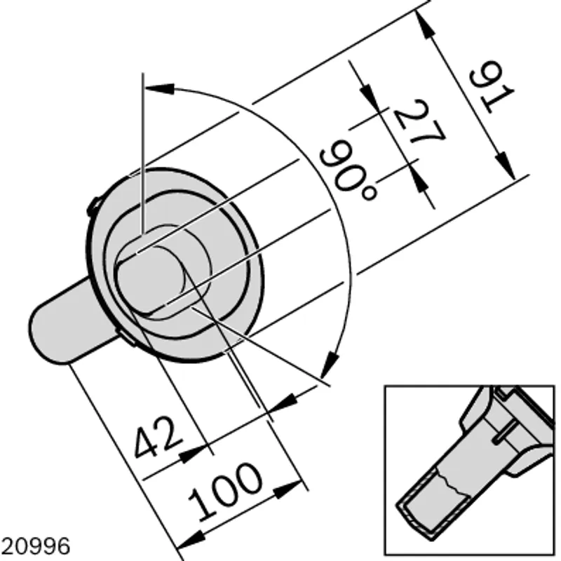 BUCKET-TRAY D91-OVAL53-L100,ESD — photo 2 of 2