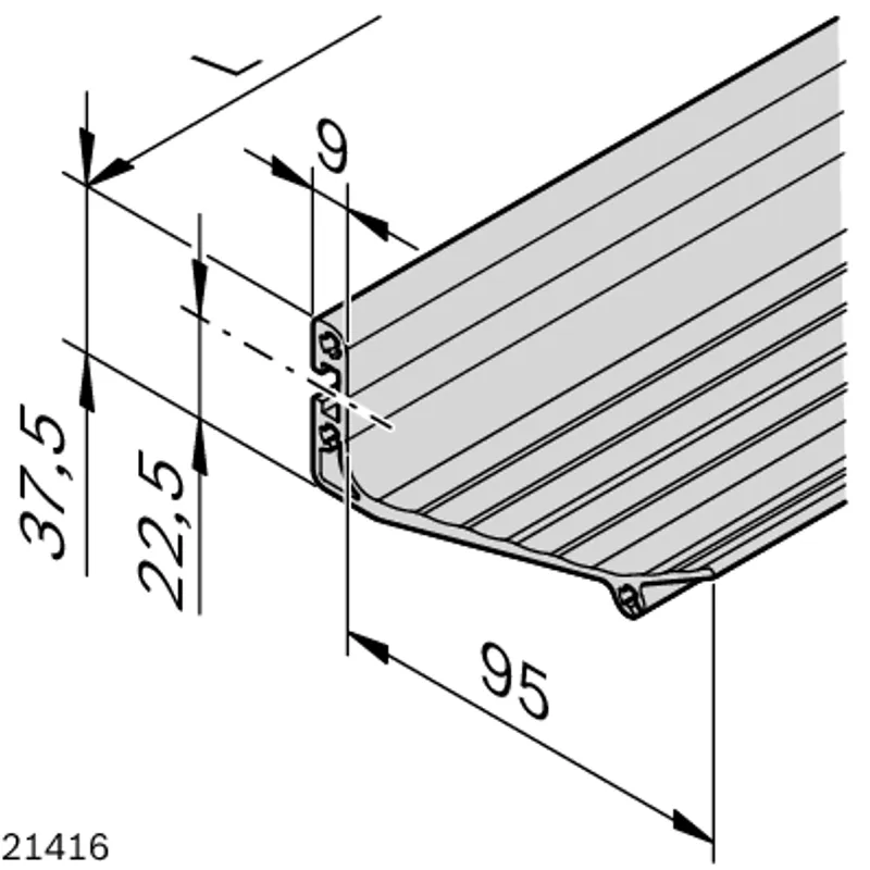 GRIPPER PAN TONGUE T95, ESD — photo 2 of 2
