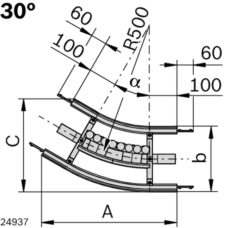 CURVE 320+ HOR AL 30° R500 — photo 2 of 3