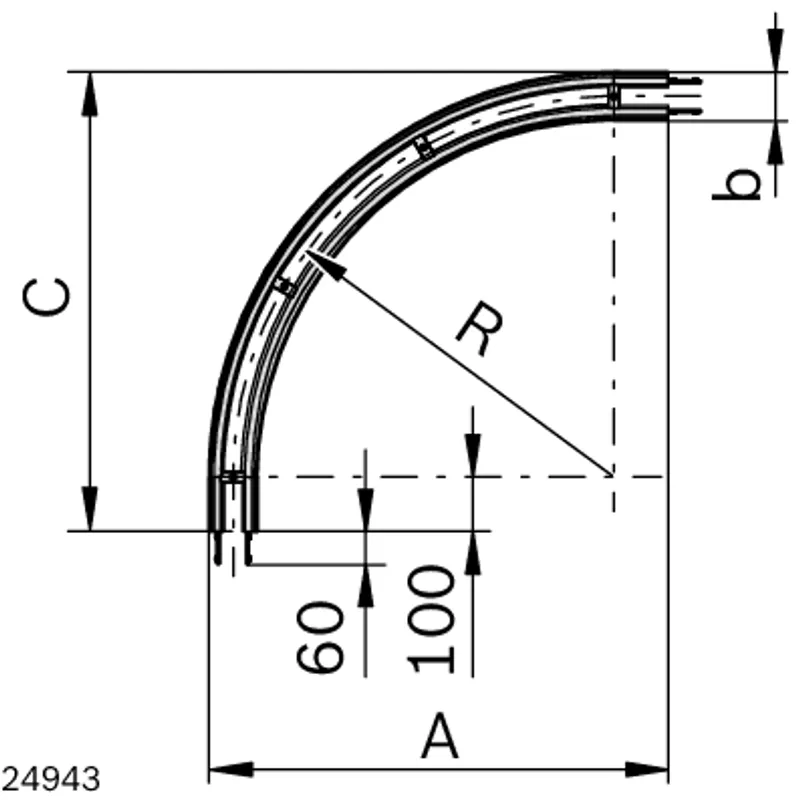 CURVE 65+ HOR AL 90° R700 — photo 2 of 3
