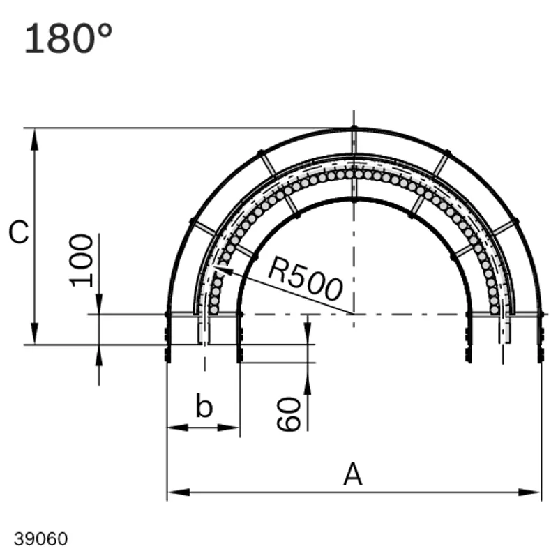 CURVE 160+ HOR STS 180°R500 — photo 2 of 3