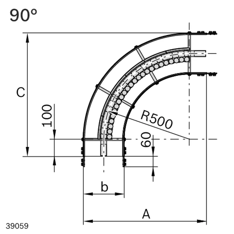CURVE 240+ HOR STS 90° R500 — photo 3 of 3