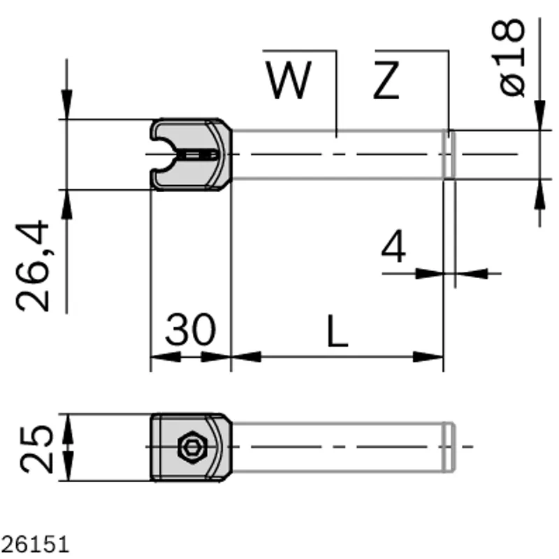 SUPPORT CLAMP VF GUIDE D12 — photo 2 of 2