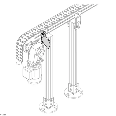 SUPPORT VF65+ AL DRIVE,SET
