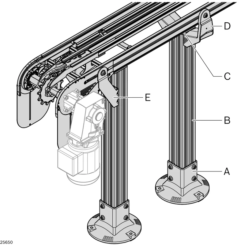 SUPPORT VF160+ AL DRIVE,SET — photo 1 of 2