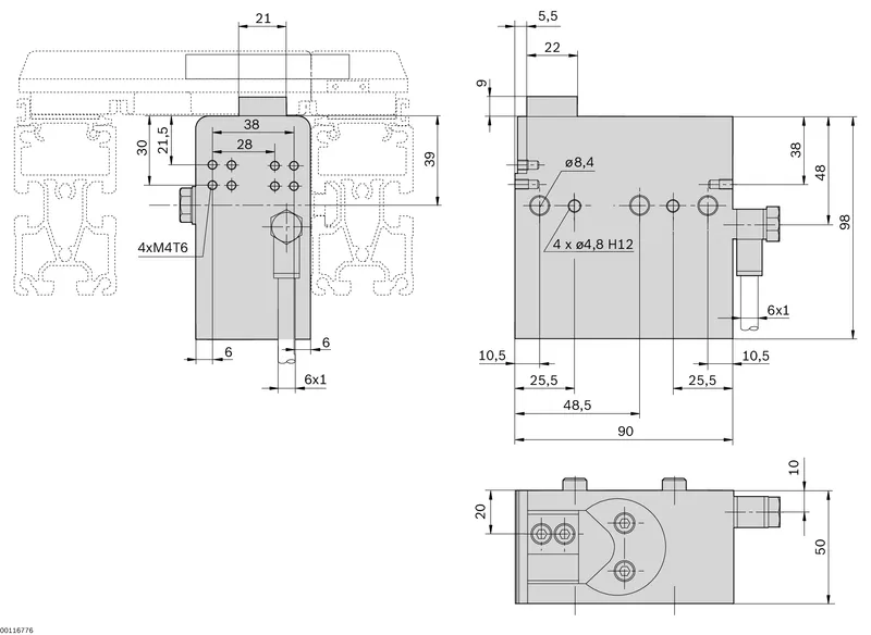 STOP GATE VE 2/X 95X50X98 — photo 2 of 4
