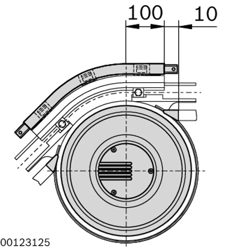 ASSEMBLY KIT VF+ 90 45° CURVE WHEEL — photo 3 of 3