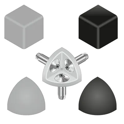 CAP COVER K40X40,GREY