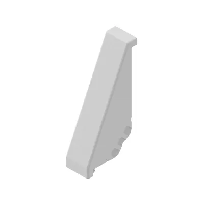 CAP COVER GUSSET 40X160 GREY