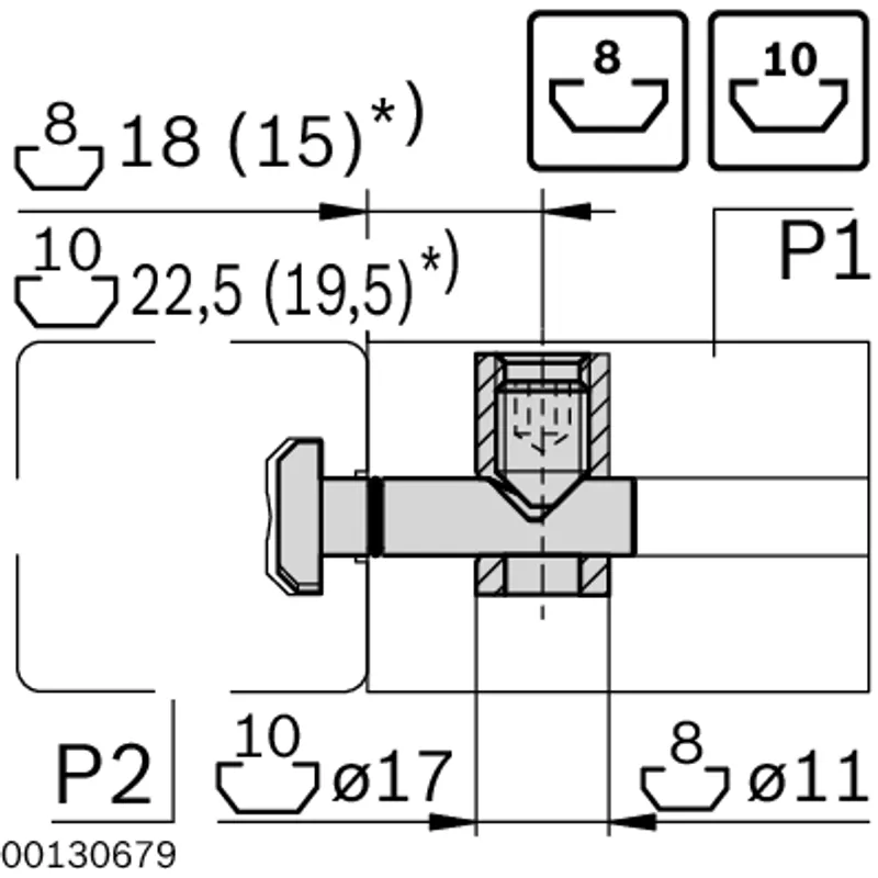 QUICK CONNECTOR N10 0° VA — photo 2 of 3