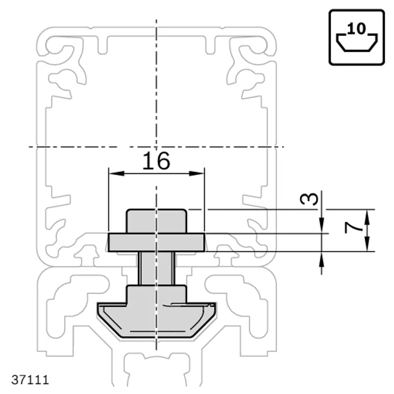FASTENING PARTS KIT CABLE DUCT, 10 — photo 2 of 2
