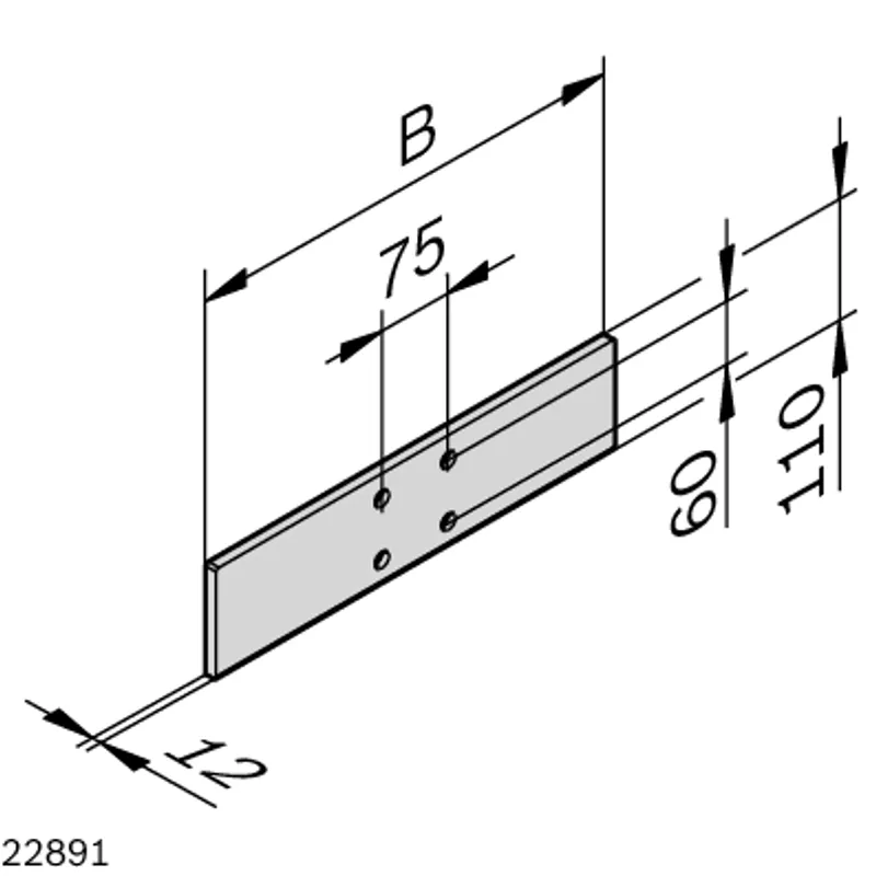 ATTACHMENT PLATE B400 — photo 3 of 3