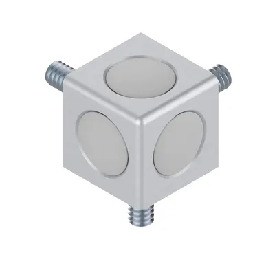CUBIC JOINT 45/3 SILVER SET
