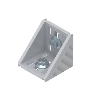 Bosch Rexroth 3842551611 – GUSSET 60X60 10/10SILVER SET Bosch Rexroth 3842551611 – GUSSET 60X60 10/10SILVER SET