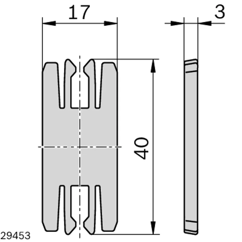 FASTENER CABLE DUCT GREY — photo 2 of 2
