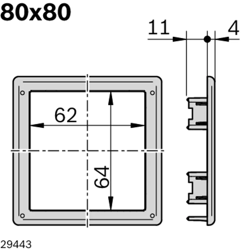 CORNER PROTECTION CABLE DUCT 80X80 — photo 2 of 4