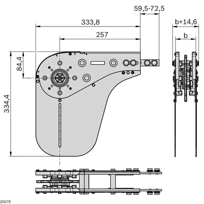 CHAIN STRETCHING WHEEL 90+ BASIC UNIT — photo 2 of 2