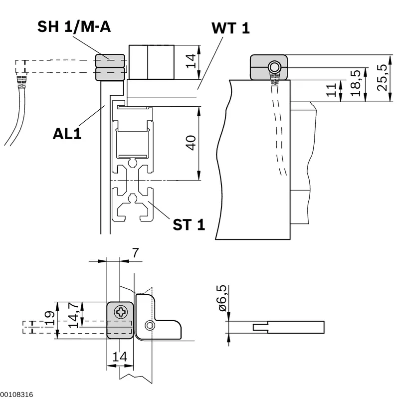 SWITCH BRACKET SH 1/M-A — photo 2 of 2