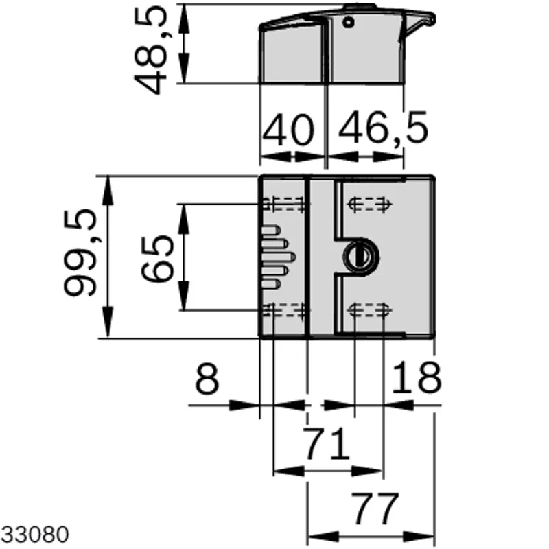 DOOR LOCK COMPACT  UNIFORM KEY — photo 3 of 4