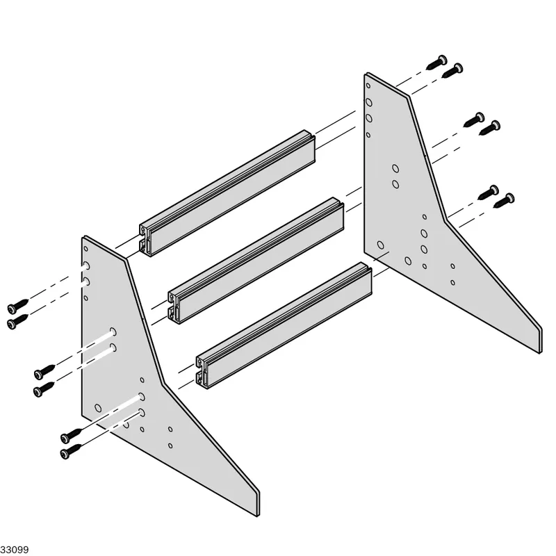 SIDE SHEET TOOL SHELF ESD SET(2) — photo 2 of 3
