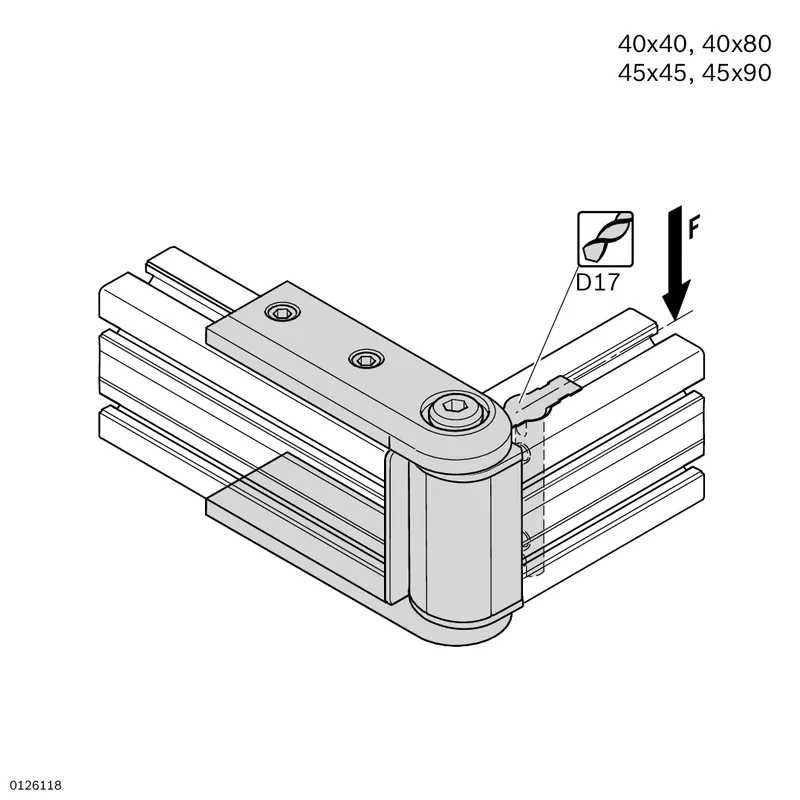 SUPPORT ARM JOINT 45X45 — photo 4 of 4