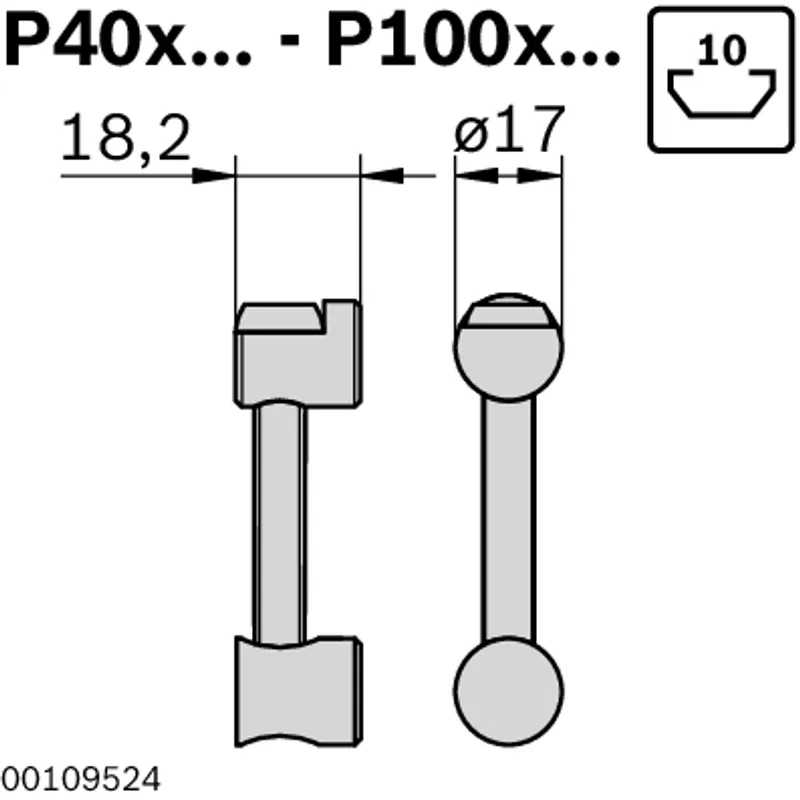 BUTT CONNECTOR P40-100 — photo 2 of 3